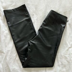 zara leather pants